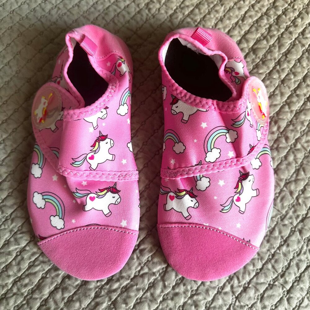 Kids Unicorn Water Shoes Size 1 / 1.5